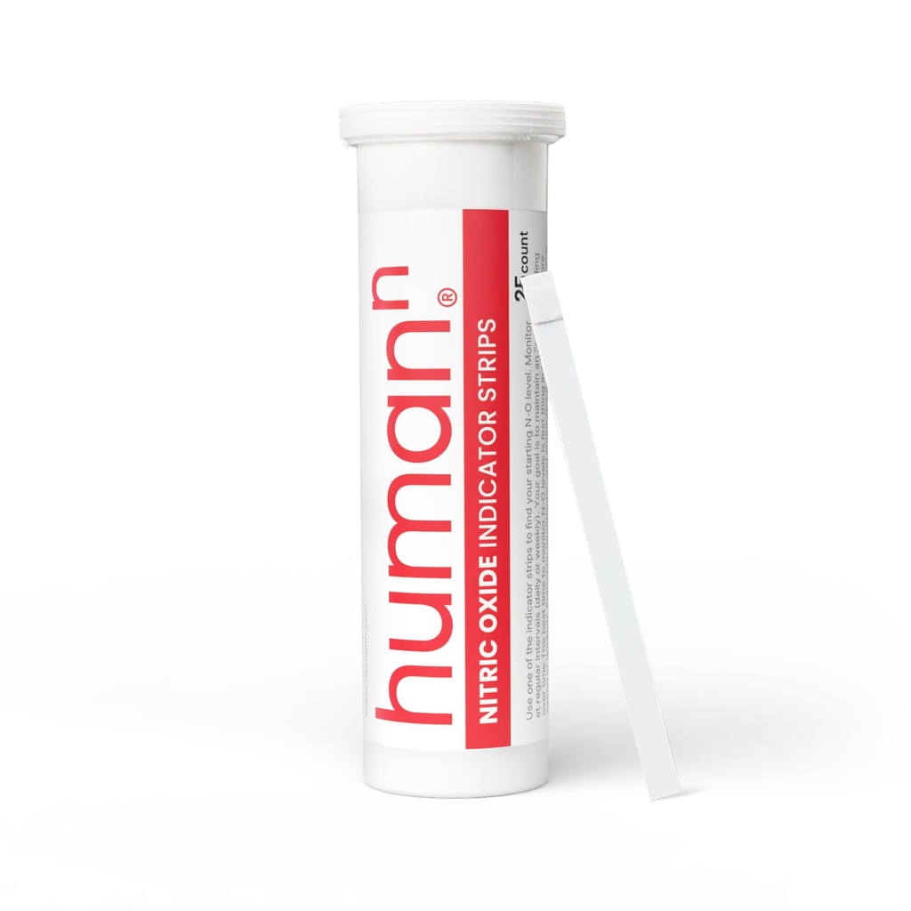humanN - Nitric oxide I Indicator Strips - Test speeksel Nitrite Levels - 1 Tube of 25 Strips