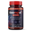Vasonoxol U.S. Patented Nitric Oxide Supplement for Blood Pressure Support - Physician Formulated Vascular Health Formula with L-Arginine & L-Citrulline - Vegan, Non-GMO (120 Capsules)