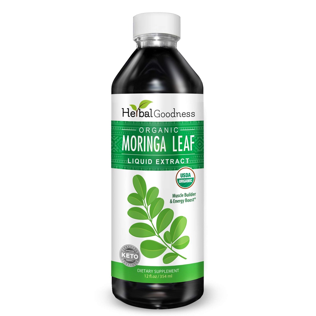 Kruidengoedheid Moringa Leaf Extract - Parent (Moringa Leaf Extract 12oz)