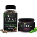 KaraMD Pure Nature Greens Whole Food Supplement & UltraBeets Beetroot Superfood Powder | Energy, Digestion, Circulation Support | Non-GMO, Gluten Free, Vegan Friendly (30 Servings)