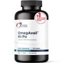 Designs for Health OmegAvail Hi-Po - TG (triglyceride) Omega-3 Fish Oil Supplement, 1600mg EPA/DHA per Serving with Citroen + Vitamine E to Minimize Fishy Taste (120 Softgels)
