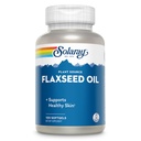 SOLARAY Flaxseed Oil 3000 mg with Omega 3 6 9, Flax Seed Softgels for Skin Health, Triple Omega Supplement, Non-GMO, Glutenvrij, Lab geverifieerd - 60-Day Garantie - 33 Servings, 100 Softgels