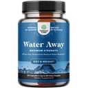 Water Away Herbal Diuretic Pillen Hoge sterkte - Vochtretentie Supplement met Dandelion Leaf Extract & Green Tea for Bloating Relief for Women & Men - Capsules for Leg & Feet Swelling - 60 Tel.