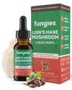 Fungies Lion's Mane Mushroom Liquid Drops, Koffie - Tinctuur met Lions Mane Extract Ondersteunt Hersen Fog, Focus, Geheugen & gezonde Mood - Mushroom Complex Supplement voor volwassenen - 30 porties