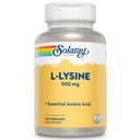 SOLARAY L Lysine 500 mg capsules - Free-Form Essential Amino Acids Supplement - Krachtige Wellness Ondersteuning met L-Lysine Amino Acid - Lab geverifieerd, 60-dagen garantie, 120 porties, 120 VegCaps