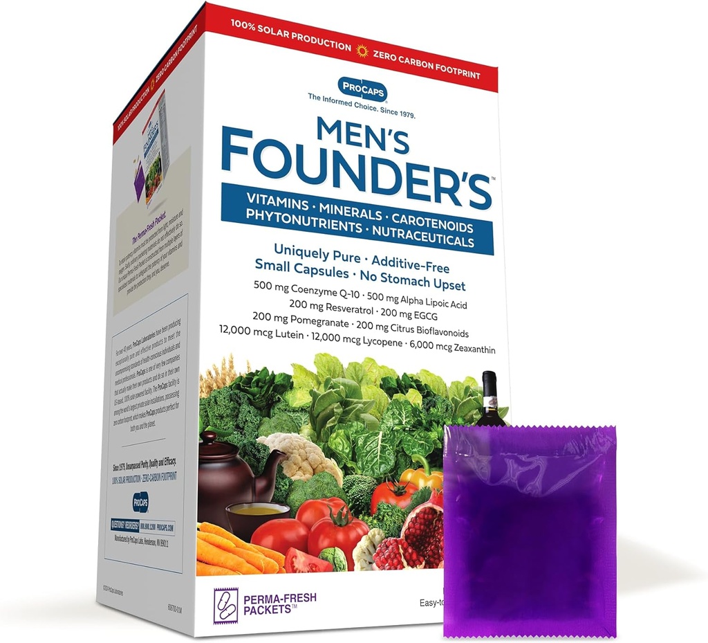 ANDREW LESSMAN Multivitamine-Men's Stichters 120 Packets - Meer dan 40 Nutriënten Plus Hoge potenties van alle essentiële vitaminen, mineralen, phytonutriënten, Carotenoïden. Makkelijk doorslikken. Geen additieven