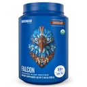BIRDMAN Falcon Vegan Protein Powder Organic, Stevia & Sugar Free, Plant Based Protein, Low Carb, Dairy Free, Keto, Non Whey Protein, Probiotic, Pea Protein 