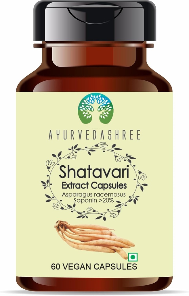 Shatavari Extract 500mg - 60 Vegetarische Capsules 