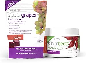 Humanen SuperGrapes Chews & SuperBeets Energy Plus