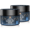 Ajoblanco 800 Mg Himalaya Shilajit Resin, Shilajit Pure Himalaya Organic, Shilajit Supplement met zuiverheid, hoge dosering & potentie voor energie, kracht & immuniteit, mannen & vrouwen, 30 Gram, Pack van 2