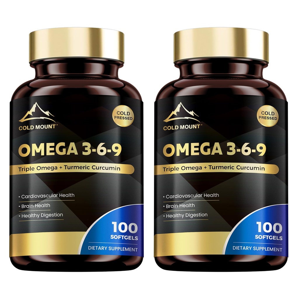 Omega 3 6 9 Supplement 200 Softgels