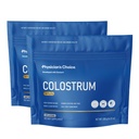 Physician's CHOICE Colostrum Gold Powder - First-Day Milking for Gut & Immune Support - Potent IgG Antibodies & Bioactive Nutrients - Whole & Unstripped - Easy Mix - Made in USA - 60 Servings 2-Pack