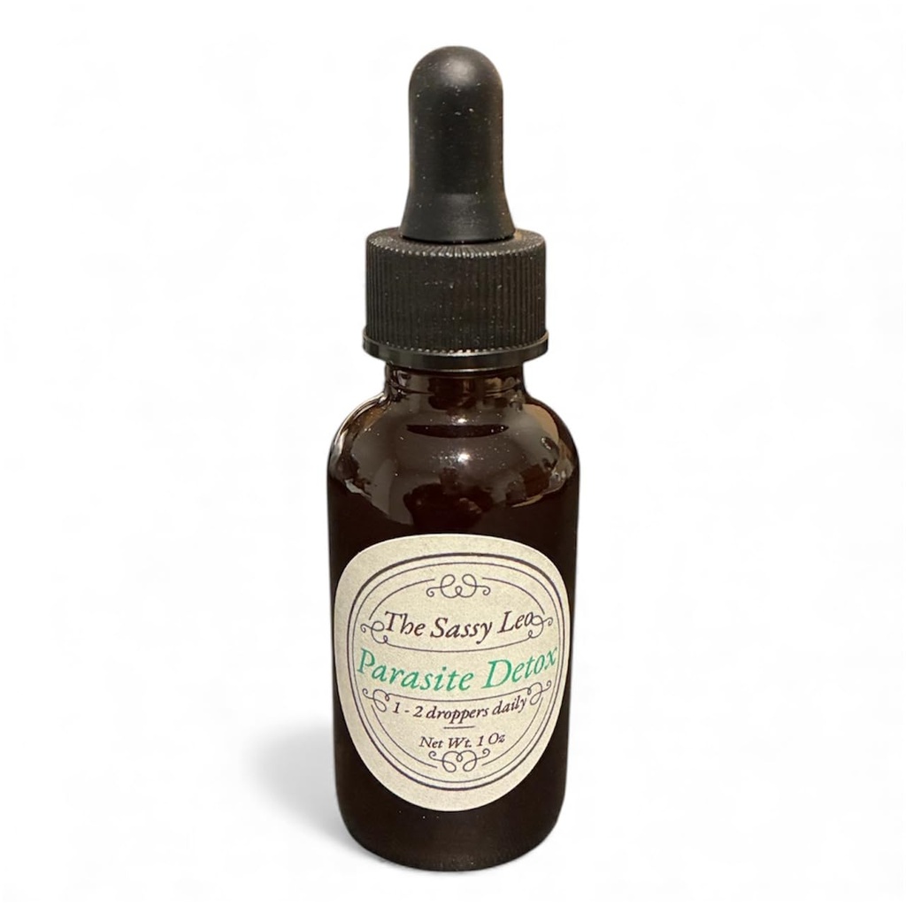 Parasite Cleanse Detox Herbal Tincture Wormwood Clove Burdock Root Black Walnut Hull - Inflammation, Cleanses, Immunity, Digestion, Detox