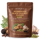 BIOPURGE Wormwood Black Walnut Clove Softgels, 18-in-1 Premium Herbal Complex Softgels, Garlic, Turmeric, Pumpkin Seed, Oregano, Berberine & More, Rapid Gut Cleanse & Digestive Health