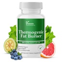 DR VITAMIN SOLUTIONS Thermogénique Fat Burner Lean brésilien, Vitamines de perte de poids, Tour de taille & Suppléments pour Bloating (1 bouteille, 120 capsules)