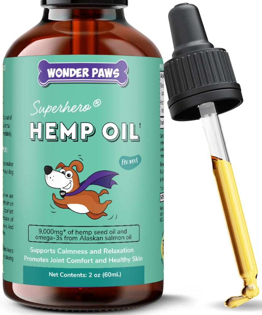 WONDER PAWS Biologische Hennepolie voor honden 
