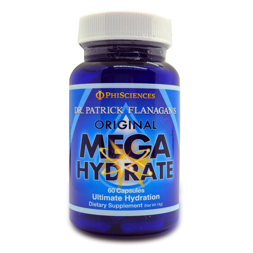 MegaHydrate 60 gélules - Dr Patrick Flanagan par Phi Sciences