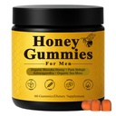 Honey Gummies for Men, Vitality Booster Manuka Honey Gummies, with Shilajit, Ashwagandha, Sea Moss, Improves Endurance, Lowers Cortisol, Reduces Fatigue, Vegan, Non-GMO (60 Gummies) (1)