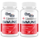 Liposomal Immune Support Supplement voor volwassenen, Complex met L-Lysine 1.500mg, Vitaminen, Mineralen & Kruidenextracten, Uitgebreide dagelijkse wellness Blend voor mannen & vrouwen - 240 Capsules