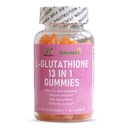 L-Glutathion 13 dans 1 Gummies, 1200mg, Réduire les rides et l'anti-âge, 60 Nombre