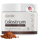 Colostrum Poeder (chocolade) Gras Fed Colostrum Supplement voor Gut Health, Immune Support Gezond haar, huid en nagels - 30 porties