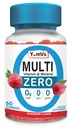 YUM-V'S Multivitamine Zero Gummies par YumVs.com Supplément de vitamines sans sucre pour les femmes et les hommes.