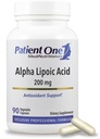 Patient One Alpha Lipoic Acid (ALA) 200 mg Antioxidant Supplement to Support Nerve and Liver Health*