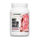 NutraBio Natural Whey Protein Isolate Protein Powder, 25g Protein with Complete Amino Acid Profile, Non-GMO, Soy & Gluten Free, Low Carb, Low Calorie - 20 Servings- Strawberry Ice Cream