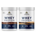 Ancient Nutrition Grass-fed Whey Protein Powder, Chocolate Peanut Butter, 18 Servings + Grass-fed Whey Protein Powder, Milk Chocolate, 20 Servings