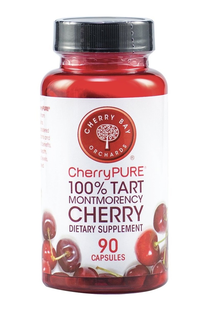 CHERRY BAY ORCHARDS Cherrypure 100% Tart Cherry 90 Capsules, 0.02 Pound
