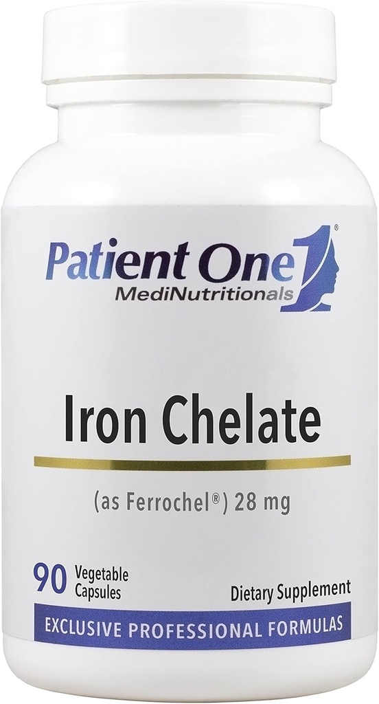 Patient un chélate de fer 28mg de supplément pour soutenir la formation et la fonction de cellules rouges de sang*