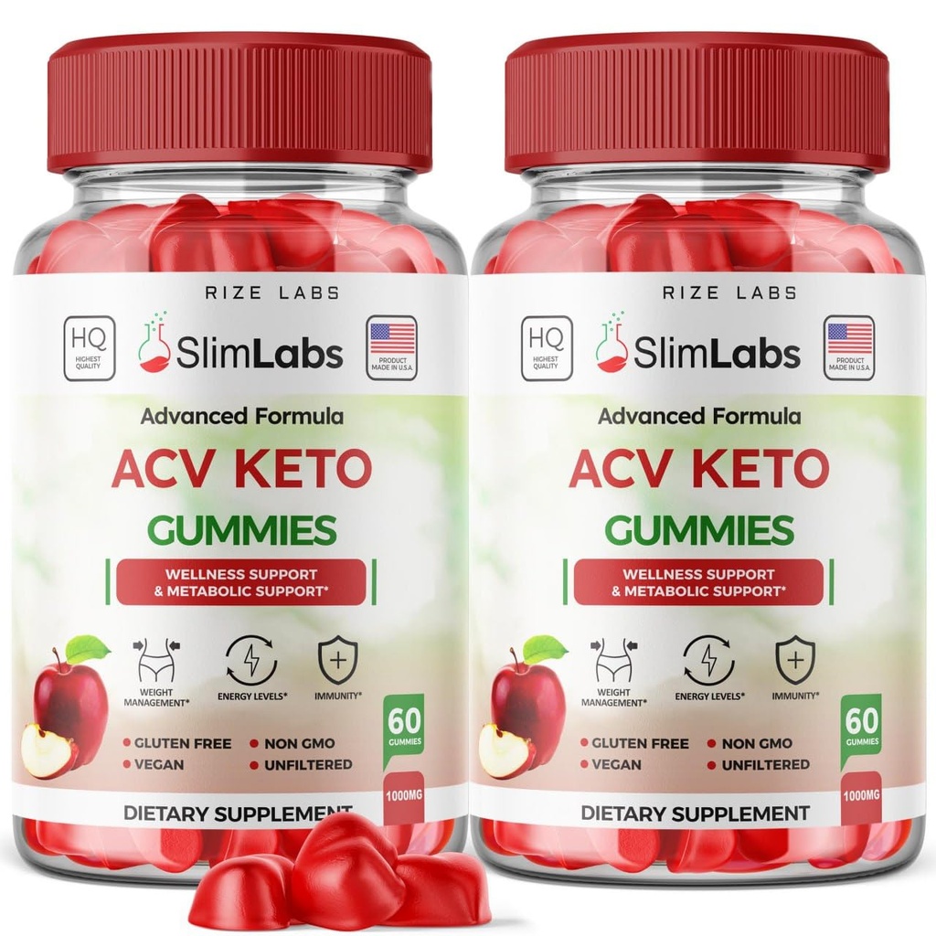 - Slim Labs ACV Keto Gummies for Wellness and Metabolic Support - Weight Loss Gummies - Belly Fat Diet (120 Gummies)