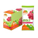 PROBAR - BOLT Biologische Energie Kauwen, Raspberry, Non-GMO, Glutenvrij, USDA Gecertificeerde Biologische, Gezonde, Natuurlijke Energie, Snelle Brandstof Gummies met Vitaminen B & C (12 Tellen)
