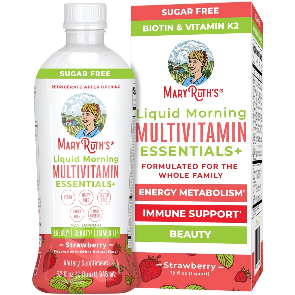 MaryRuth Organics Liquid Morning Multivitamine Essentials+ 
