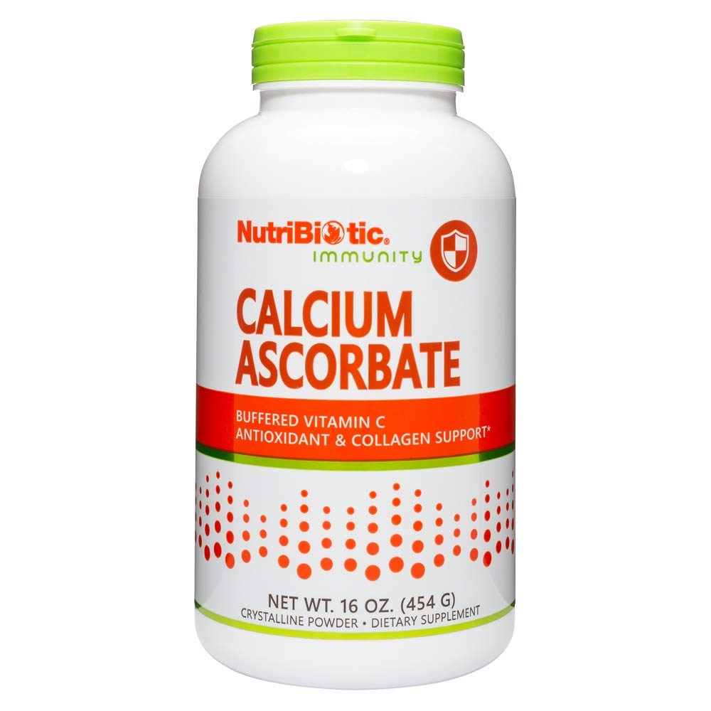 NutriBiotic - Calcium Ascorbaat Vitamine C Poeder, 16 Oz 