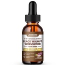 1 Packs 1000MG Wormwood Black Walnut Clove Cleanse for Humans Tincture, 23-IN-1 Gut Support Supplement for Adults, 10:1 Ultra-Concentrated Liposomal Tech 98% Absorption, Raspberry Flavor - 2 Fl oz