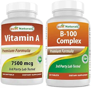 Best Naturals Vitamine A 25000 IE & B-100 Complex