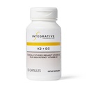 Thérapeutique intégrative K2 + D3 - Santé cardiovasculaire et soutien aux os* - Absorption de calcium pour adultes - Sans lait et sans gluten - 60 Nombre (60 portions)