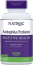 Natrol Acidophilus 100mg Capsules, Unflavored, Paars, 150 Telling, Verpakking van 3