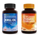 BioEmblem Antarctische Krillolie supplement Kurkuma Curcumine supplement met BioPerine