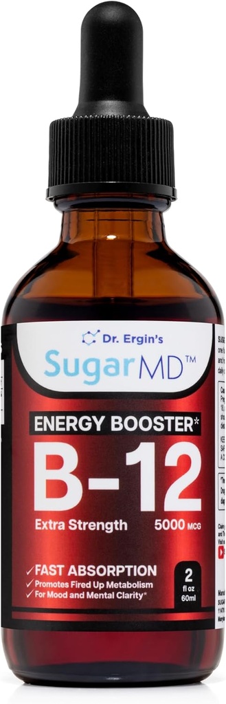 SugarMD Vitamine B12 5000 mcg Liquid Drops 