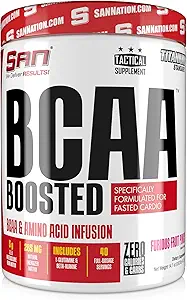 SAN BCAA Boosted Fruit Punch - Premium Branched-Chain Aminozuren voor spierherstel en energie