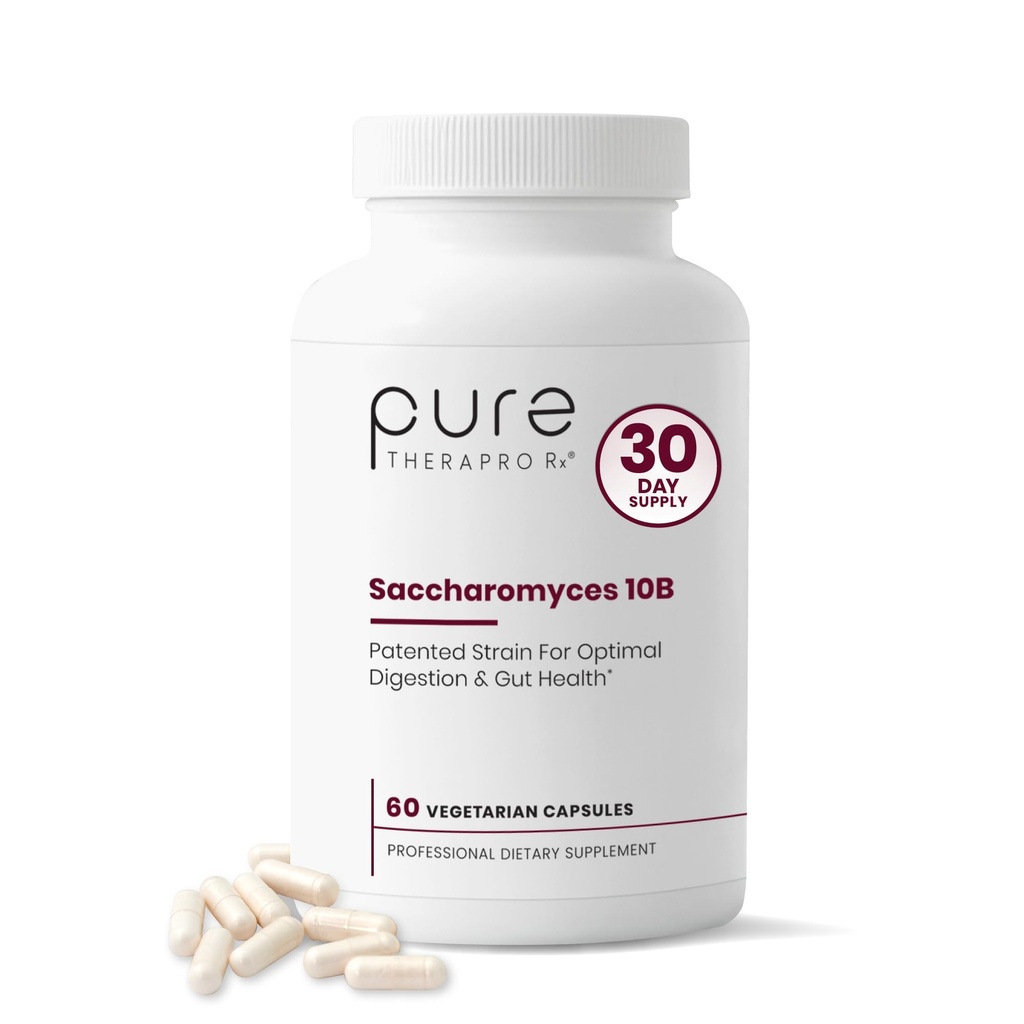 Saccharomyces Boulardii Probiotica 10 miljard CFU - Made in USA  I-3799 Probiotica voor mannen en vrouwen Puur TheraPro Rx - 60 capsules