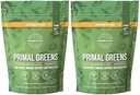 Primal Oogst Primal Greens Powder, 30 porties Eenmaal daags Supergenes Voedingssupplement met Spirulina, Paddestoel Blend & Probiotica ter ondersteuning van energie, welzijn, & spijsvertering