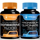 Berberine Supplement 1500mg - Liposomal Berberine met Ceylon Cinnamon │ Magnesium Glycinate Capsules - 750mg - Magnesium Supplement Hoge Absorptie Supplement