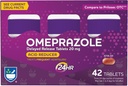 Rite Aid Acid Reducer Omeprazol Vertraagde Release Tablets - 20 mg, 3 Flessen, 14 Tellen Elk (42 Tellen Totaal), Unflavored, Heartburn Relief, Heartburn Medicine, Treats Frequent Heartburn
