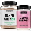 NAKED Chocolate Whey Isolate Protein Powder (24 Servings) Strawberry Lemonade Energy Pre Workout (30 Servings) – Grass-Fed; Non-GMO; Gluten Free; Soy Free; Vegan Friendly