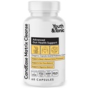 Matrix de nettoyage de la candase pour les jeunes et les toniques – Soutien à la croissance et santé des intestins, équilibre intestinal de la flore et complexe de désintoxication corporelle avec Origan, acide caprylique, enzymes digestives, probiotiques, 60 pilules, femmes et hommes