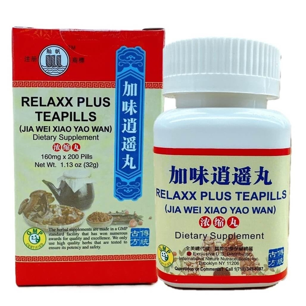 Jia Wei Xiao Yao Wan, Relaxx Plus Teapill Extra Concentrated (200 Pills)